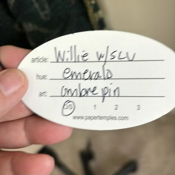 NWOT Paper Temples Knit Sweater with Painted Pins - Picture 4 of 4